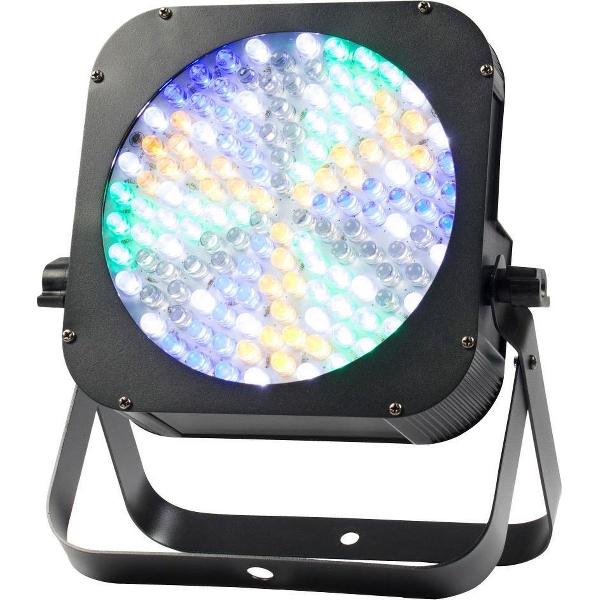 Een aantrekkelijke LED-spot voor weinig! De Ayra ComPar 1 is een RGBAW-spot met 144 LEDs. Werkt standalone, DMX-gestuurd en muziek-gestuurd. Erg compact en licht en inclusief bracket.