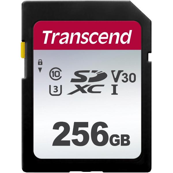 Transcend SDHC 300S 256GB flashgeheugen SDXC Klasse 10 NAND