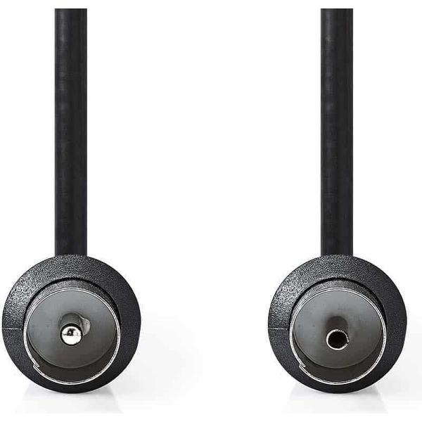 Nedis CSGP40000BK30 Coaxkabel 90 Db Iec (coax) Male - Iec (coax) Female 3,0 M Zwart