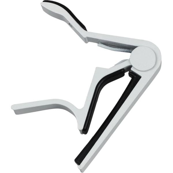 Luxe Aluminium Gitaar Capo / Klem - Capodaster Akoestische, Klassieke & Elektrische Guitar - Ukelel Akoestisch / Elektrisch / Klassiek - Deluxe Wit