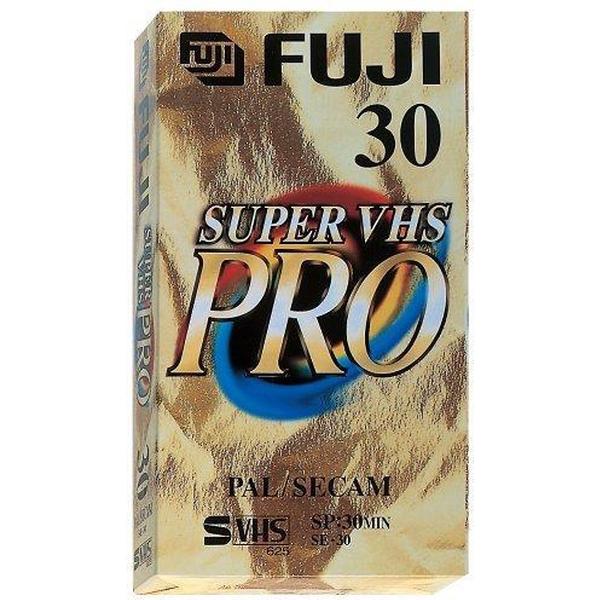Fuji Super VHS Pro 30 min Videocassette