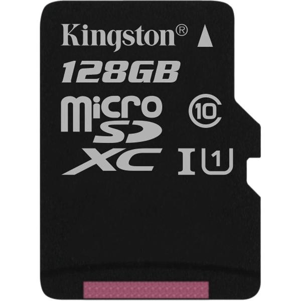 Kingston Technology Canvas Select flashgeheugen 128 GB MicroSDXC Klasse 10 UHS-I