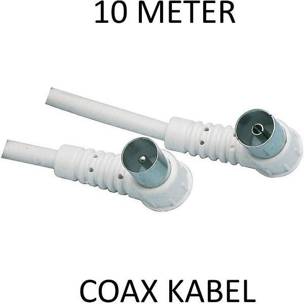 HQ haakse coax kabel 10 meter
