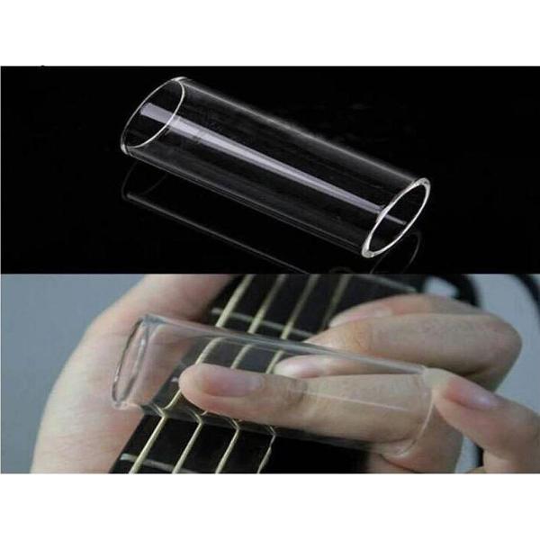 Gitaar Bottleneck - Gitaar Slide - Comfortabele Snaar hulpstuk - Glas Capo - Glass Slider - Vinger Buisje - 1 stuks
