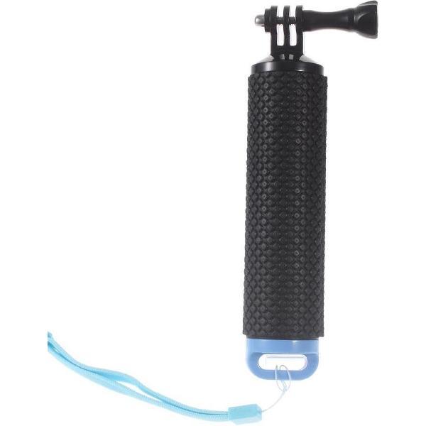 Shop4 - Actioncam Monopod - Drijvend Blauw - incl. opbergzakje
