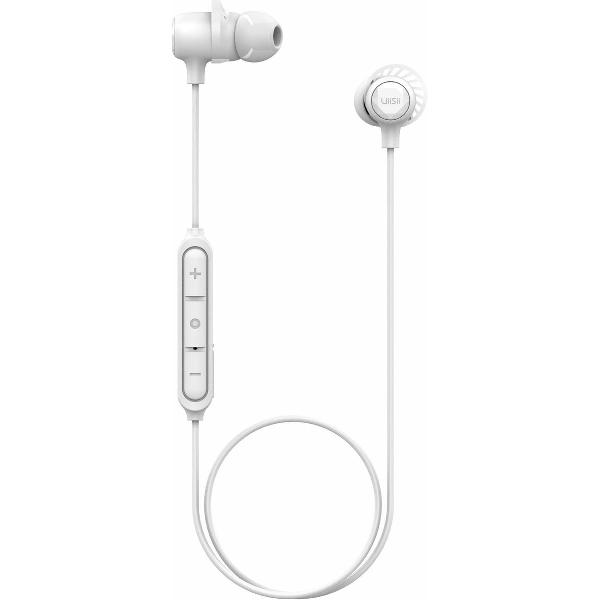 UiiSii BT118 Sport Wit - Draadloze bluetooth in-ear oortjes - Bluetooth 5.0 - IPX5 waterdicht