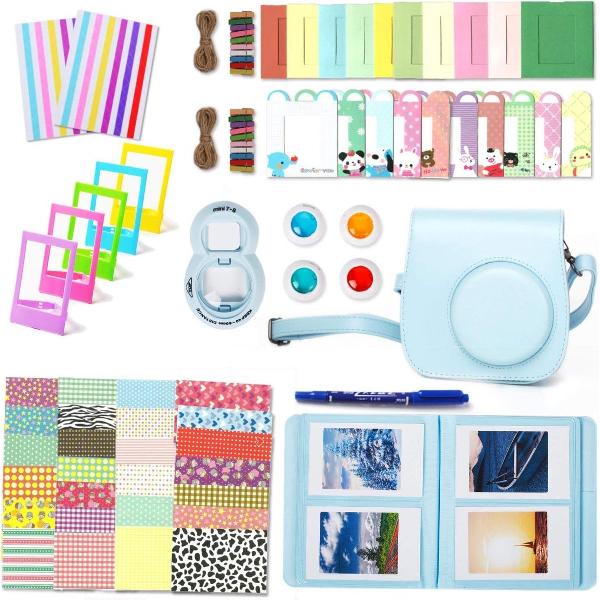 10-in-1 Fujifilm Instax Accessoires Pakket - Licht Blauw