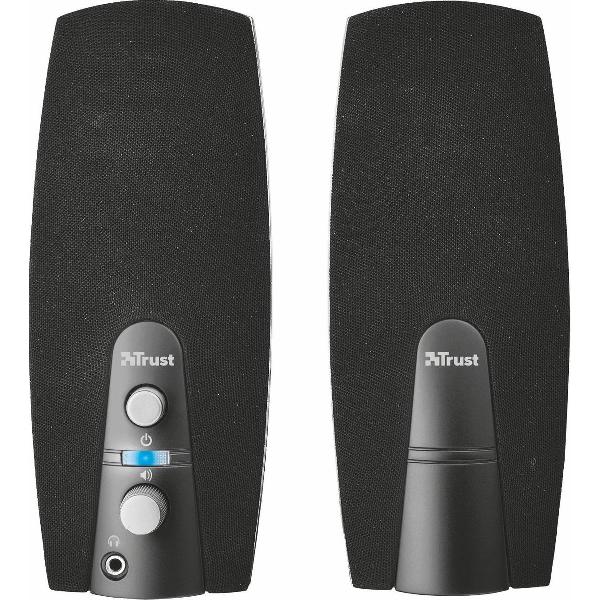 Trust PCS-220 2.0 luidspreker 5 W Zwart