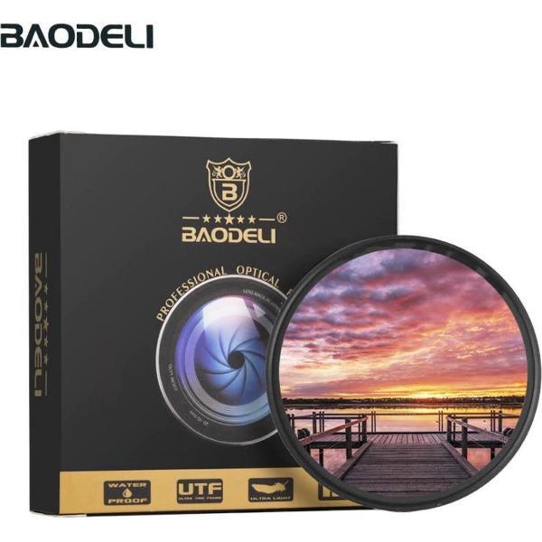 Baodeli 72mm GND8 gradueel grijsfilter ND grad grijsverloop filter