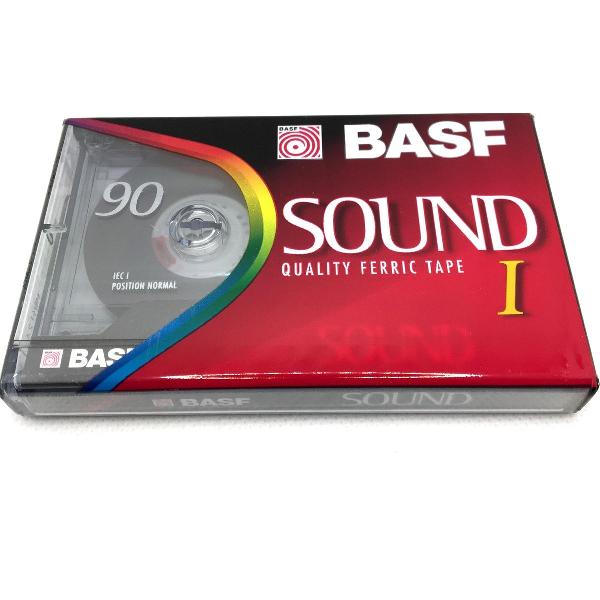 BASF SOUND I TAPE - CASSETTE BANDJE - 90 MIN - vintage uit 1995