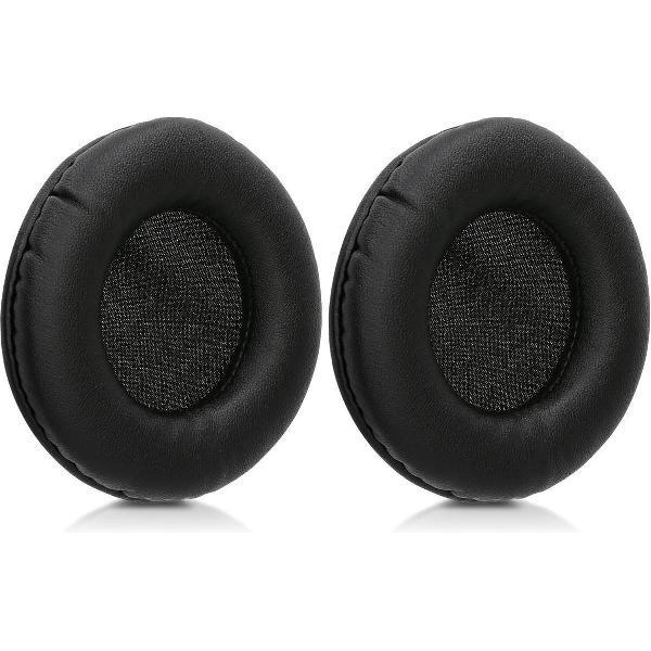 kwmobile 2x oorkussens voor Technics RP DH1200 / DH1200 DJ koptelefoons - imitatieleer - voor over-ear-koptelefoon - zwart