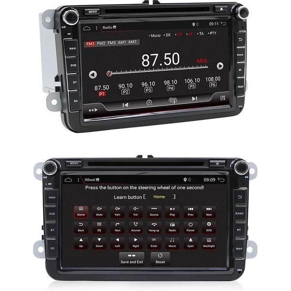 Volkswagen Seat Skoda PX6 Android 10 navigatie 8inch 4+64GB Amarok Beetle Golf Polo Passat Caddy Eos Scirocco Tiguan Touran Transporter Jetta Leon Altea Toledo Octavia Superb Fabia Yeti Roomster