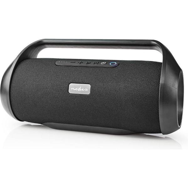 Party Boombox Tot 6 Uur | 2 | 90 W | Media afspeelmogelijkheden: AUX / USB | IPX5 | Koppelbaar | Handgreep | Zwart