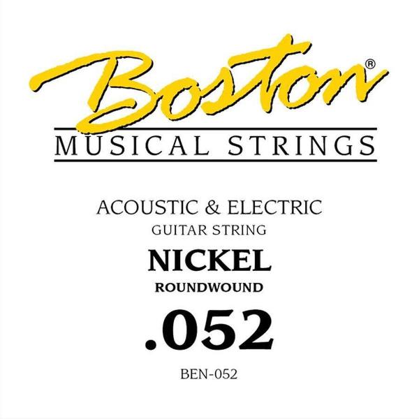 Snaar elektrische/akoestische gitaar Boston BEN-052 Nickel roundwound .052