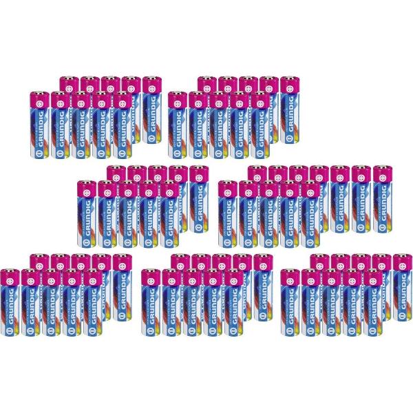 Set van 72 AA-batterijen (Grundig, 2100 mAh, penlites)