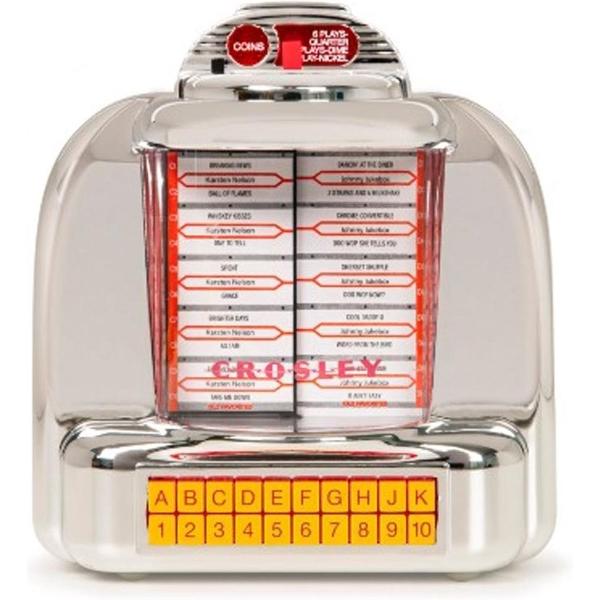 Crosley Corsair Diner Jukebox Tafelmodel Radio - Zilver