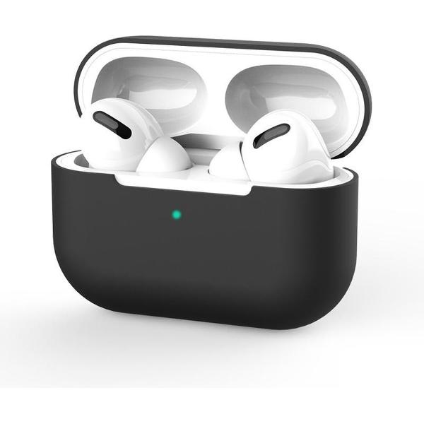 Apple AirPods Pro Hoesje - Zwart - Siliconen - Case - Cover - Soft case