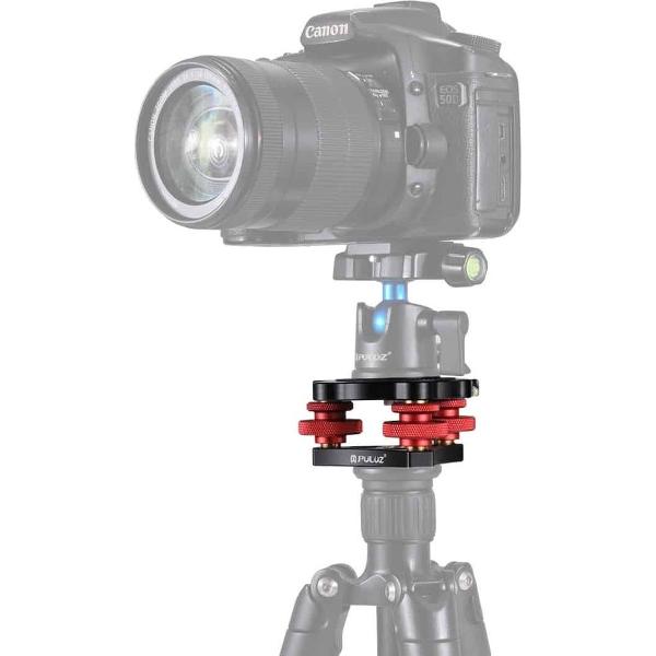 PULUZ Aluminium afstelschijven Leveling Base Ball Head voor Camera Statiefkop