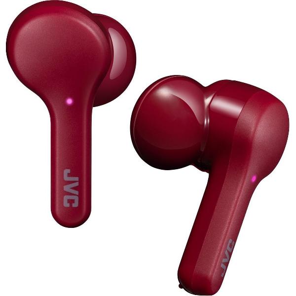 JVC HA-A8T-R - Draadloze Bluetooth sport hoofdtelefoon - Rood