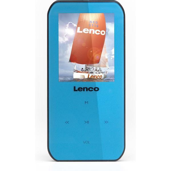 Lenco Xemio-655 - MP3 speler met SD en USB ingang - 4 GB - Blauw