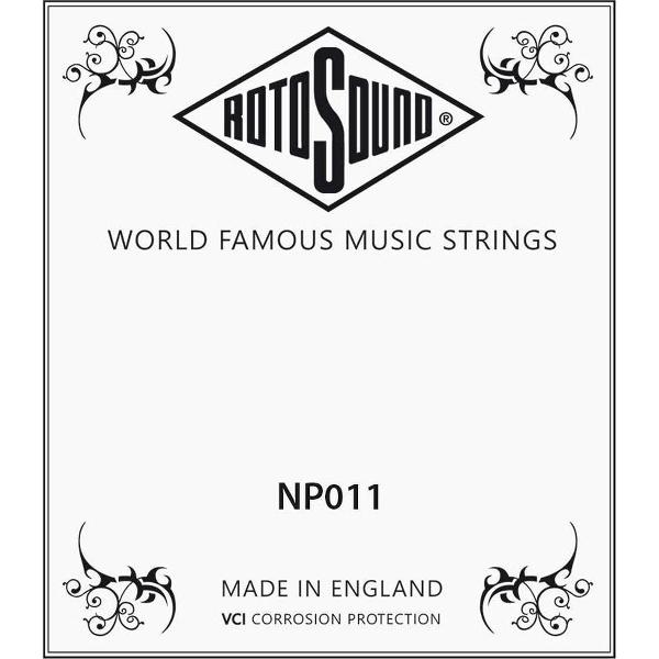 Snaar elektrische/akoestische gitaar Rotosound NP011 Stainless steel .011