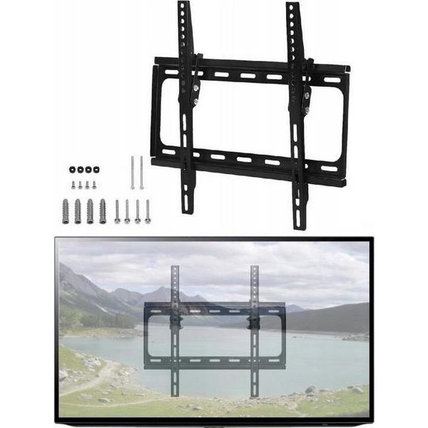 TV Muurbeugel 26-55 Inch met waterpas en doekje - wandbeugel tv - Kantelbaar