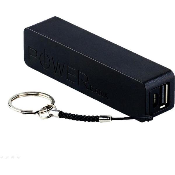Powerbank - Compacte Powerbank - 3000 mAh - Zwart.