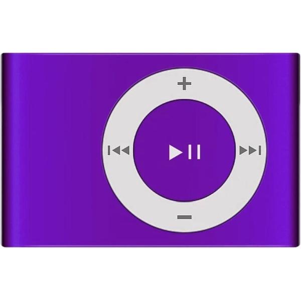 MP3 Speler Mp3 Player * Paars *Tot Opslag 32 GB Handige Clip Ook Geschikt Voor Buitensporten
