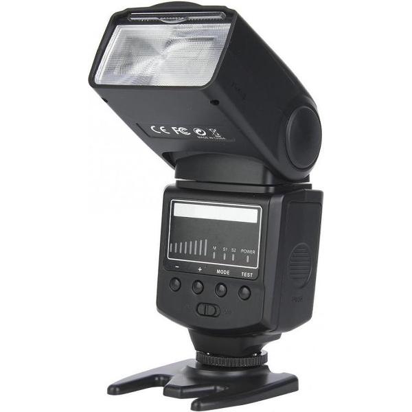 TechU™ Professionele Studioflitser voor Camera F3 – Verstelbare Flitser 270 graden – Sluitertijd 1/20000s – 100 ISO – 5800K – Geschikt voor Canon, Nikon, Olympus en Pentax