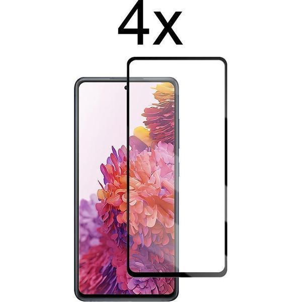 samsung s21 Plus screenprotector glas - Beschermglas Samsung galaxy s21 Plus screen protector glas - screenprotector samsung s21 Plus - Full cover - 4 stuk