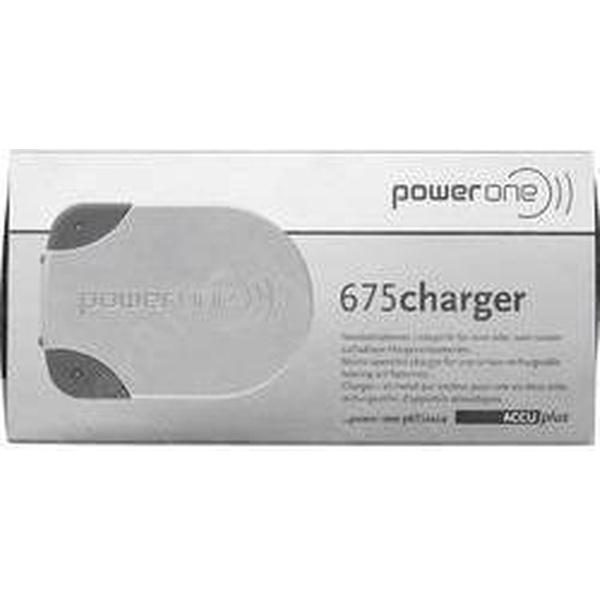 Powerone ZA675 charger Knoopcelbatterij-oplader NiMH Oplaadbare knoopcel