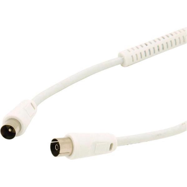 Coaxsnoer aansluitkabel 100Hz 2,5 meter wit Profile