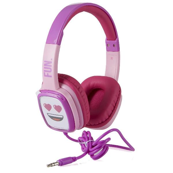 Emoji - Flip & Switch - Junior koptelefoon (roze)