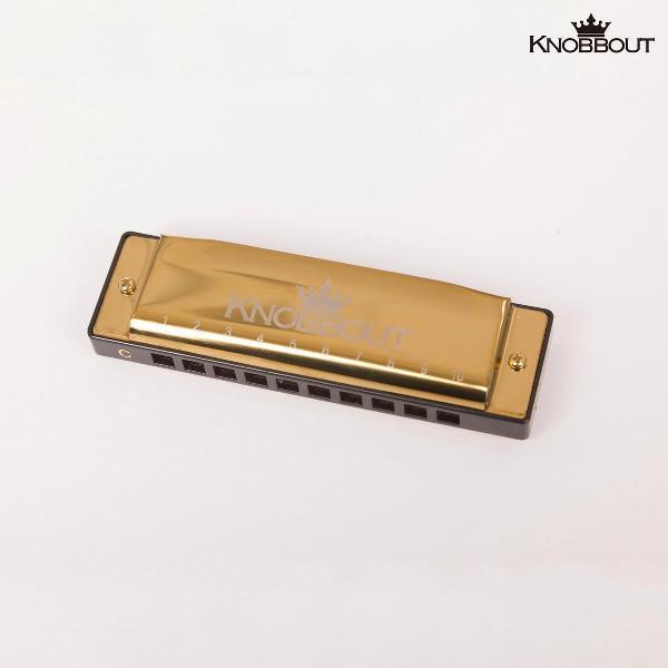 Mondharmonica in C, Goud