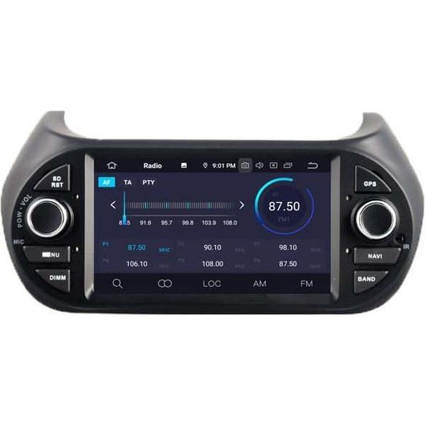 5538 Android 9 Navigatie Fiat Fiorino dvd carkit usb dab+