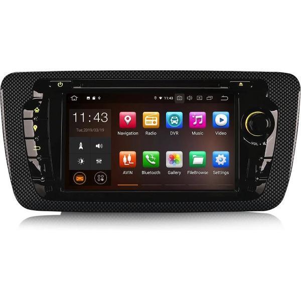 Seat Ibiza inbouwnavigatie 2009 – 2013 werken op Android met Bluetooth, Navigatie, DAB+ en