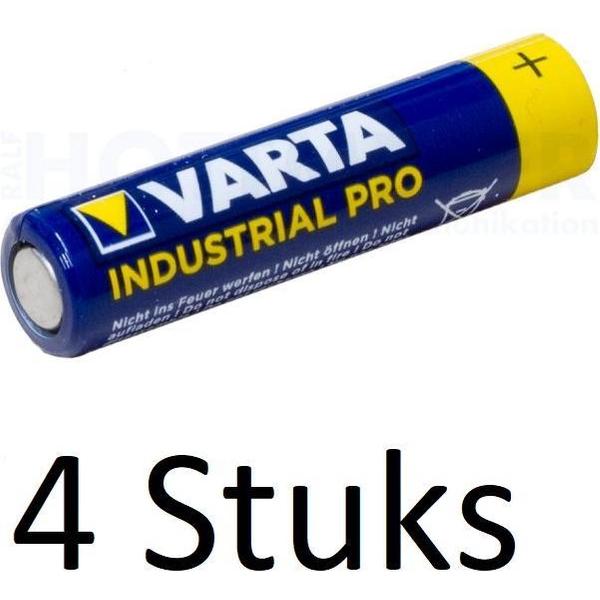 4 Stuks Varta Industrial Pro AA (Bulk Verpakking)