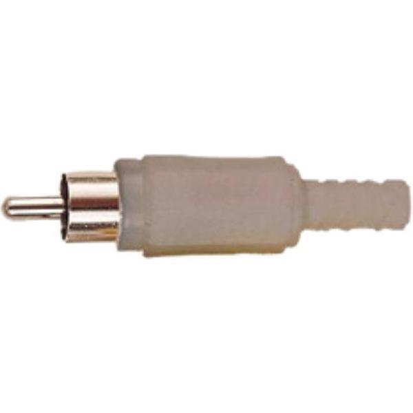Electrovision Tulp (m) audio/video connector - plastic / grijs