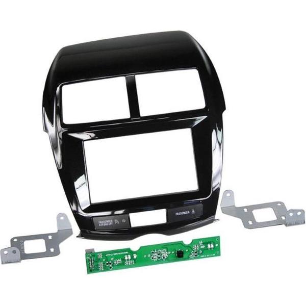 2-DIN paneel Citroen C4 Aircross / Peugeot 4008 06/2012- Piano black