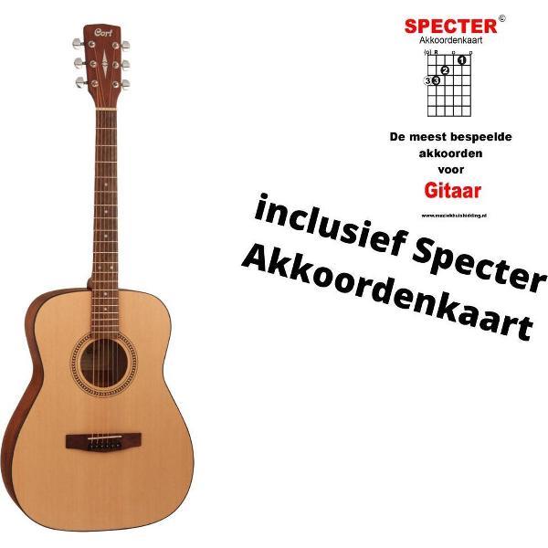 Cort Akoestische gitaar easy play met Handige akkoordenkaart