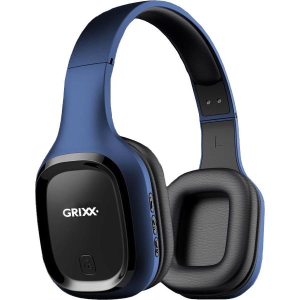 Grixx Optimum On-Ear koptelefoon draadloos - Bluetooth - Blauw