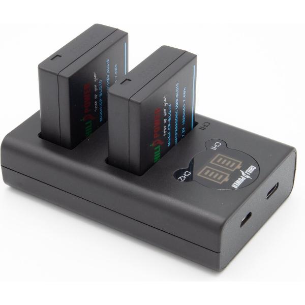 ChiliPower DMW-BLG10 Panasonic USB Duo Kit - Camera accu set