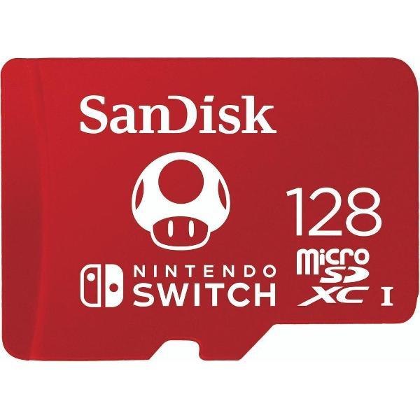 SanDisk Extreme Micro SDXC 128 GB voor Nintendo Switch