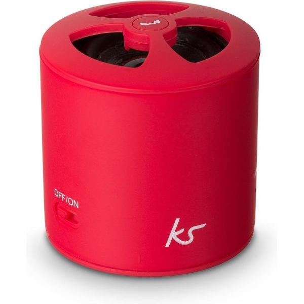 KitSound Pocketboom bleutooth speaker - Rood