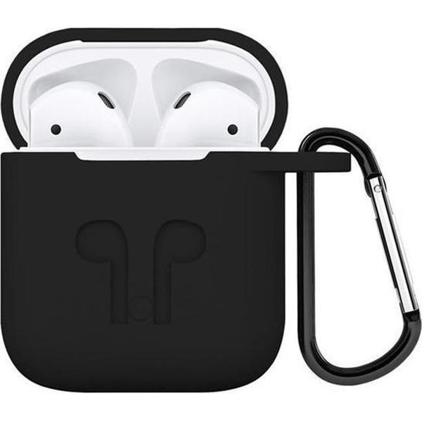 Silicone hoesje case – Zwart / Geschikt voor Apple AirPods