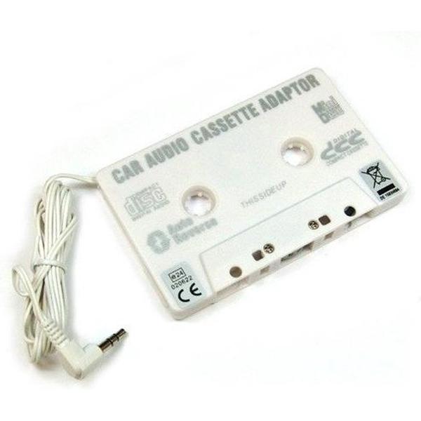 OTB Auto cassette adapter met 3,5mm Jack connector / wit