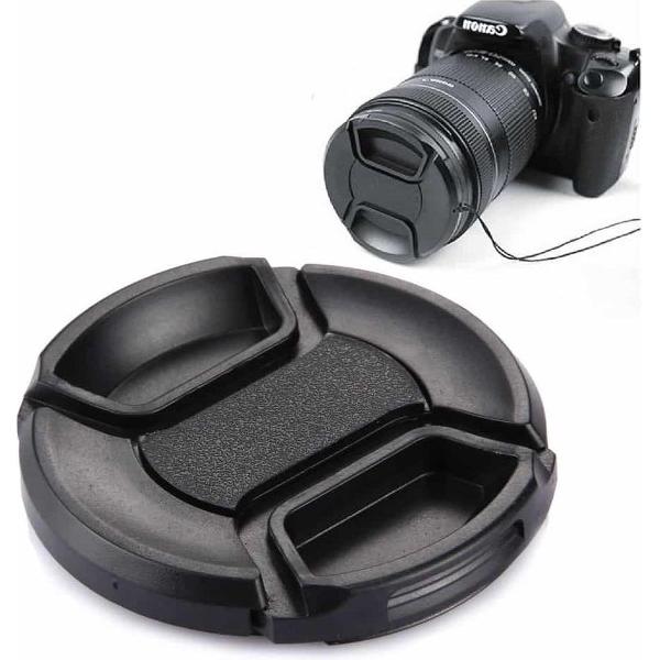 58mm lensdop voor centrerende lensdop (zwart)