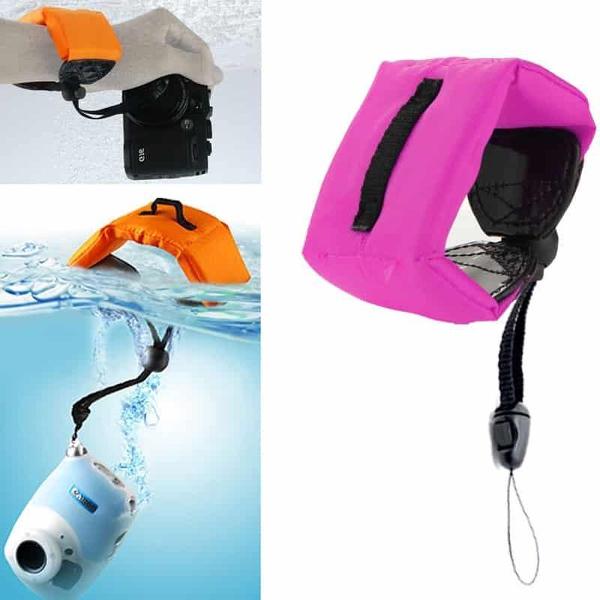 Dompelpompen drijvende bobber hand polsband voor GoPro NIEUWE HERO / HERO6 / 5/5 sessie / 4 sessie / 4/3 + / 3/2/1, Xiaoyi en andere actiecamera's (magenta)