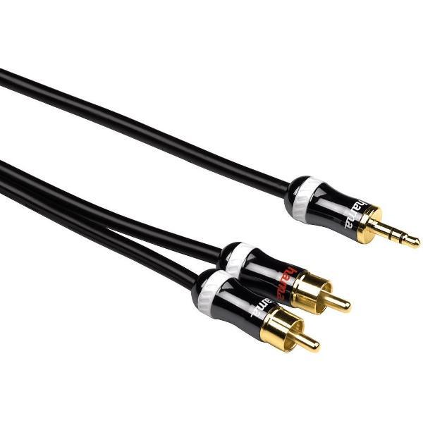 Hama 3.5MM-2RCA METAL 0.75M