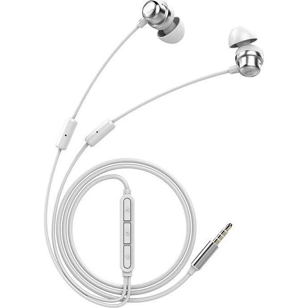 UiiSii K8 Wit – In Ear Oordopjes met Dubbele MEMS Microfoon - Oortjes met draad